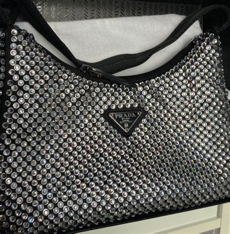 prada tas glitter